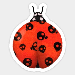 Death’s Head Ladybug Sticker